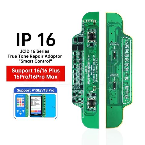 JC V1SE / V1S Pro адаптер для True Tone (Smart Control) для iPhone 16 / 16 Plus / 16 Pro / 16 Pro Max Превью 1