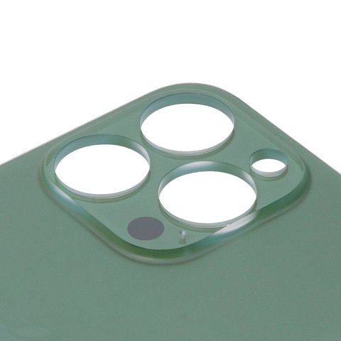 Задня панель корпуса для iPhone 13 Pro, зелена, не потрібно знімати скло камери, Original (PRC), alpine Green, big hole Прев'ю 1