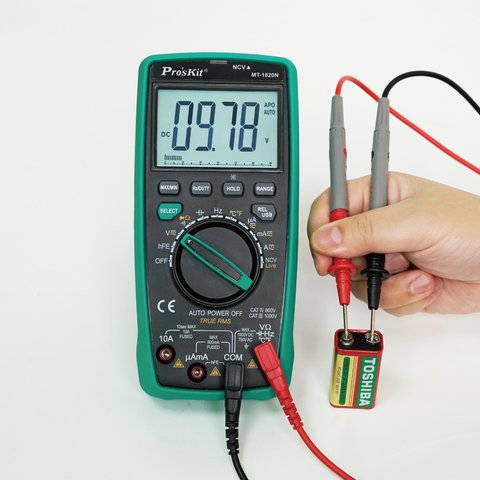 Цифровий мультиметр Pro'sKit MT-1820N Прев'ю 3