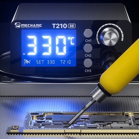 Паяльна станція Mechanic T210 SE, цифрова, 50 Вт Прев'ю 1