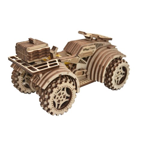 Mechanical 3D Puzzle Wood Trick Quad Bike Preview 1
