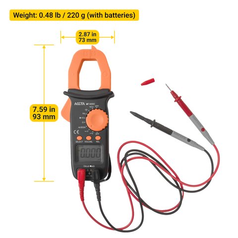 Digital Clamp Meter Accta AT-600C Preview 5