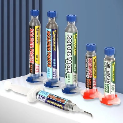 BGA Paste Mechanic MS17, (Sn 96.5%,  Ag 3%, Cu 0.5%, 217 °C, 20 g) Preview 2