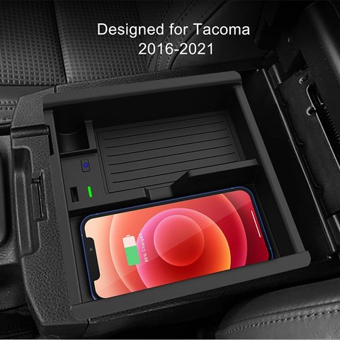 Безпровідна зарядка QI для Toyota Tacoma 2016-2021 р.в. Прев'ю 1