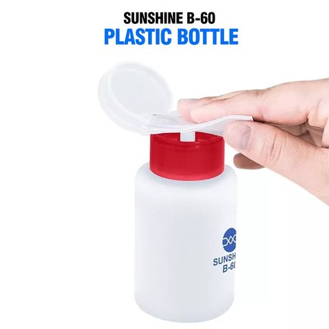 Liquid Dispenser Bottle Sunshine B-60, (200 ml, for alcohol, red) Preview 1