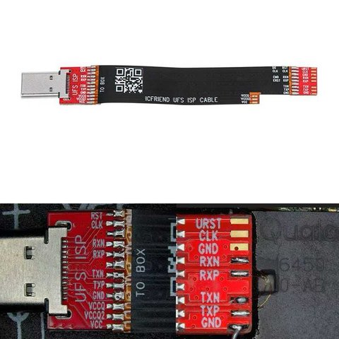 Адаптер ICFriend Easy UFS ISP для Flash64 Box и Z3X Easy Jtag Plus Box Превью 1