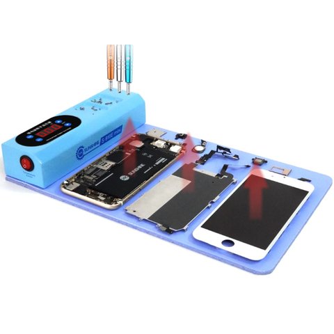 Alfombra de calentamiento para desarme (separador) Sunshine S-918E mini, 225 × 175 mm Vista previa  1