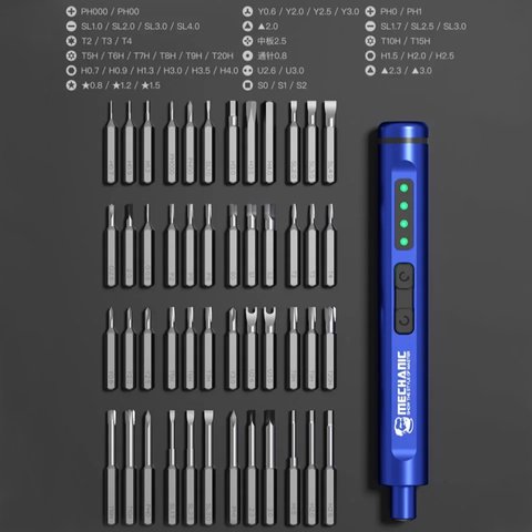 Destornillador eléctrico inalámbrico Mechanic ES480, 48 in 1 Vista previa  4