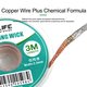 Malla para desoldar RELIFE RL-2030, (Ancho) 2.0 mm, d 3 m Vista previa  2