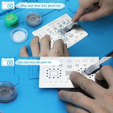 Pasta BGA RELIFE RL-401, Sn 63%, Pb 37%, 183 °C, 30 g Vista previa  2