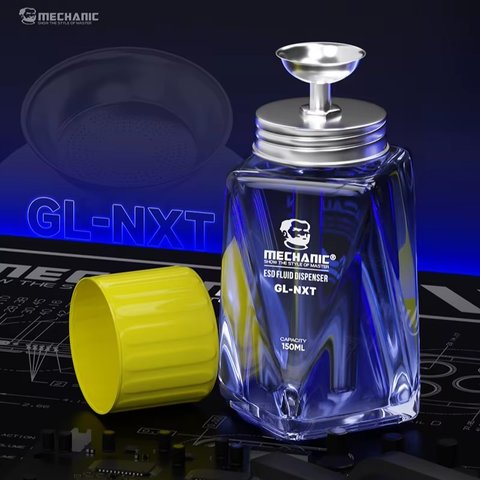 Tarro para líquido con dispensador Mechanic GL-NXT, 150 ml, para alcohol, antiestática Vista previa  1