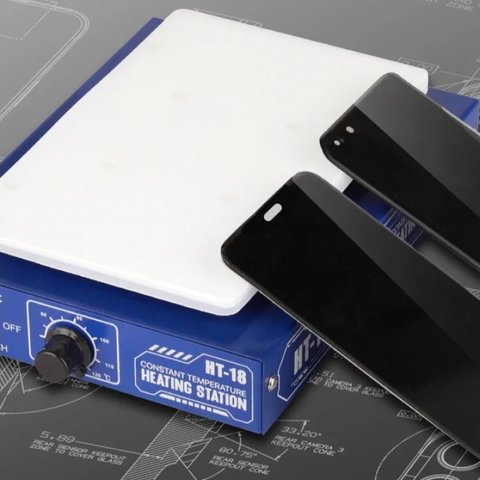 Plataforma de precalentamiento Mechanic HT-18, para reparar placas base, 60-120°С, 450W Vista previa  2