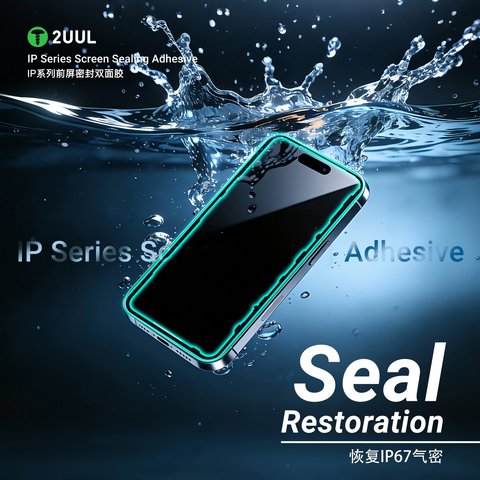 Etiqueta de pantalla 2UUL SA12M puede usarse con Apple iPhone 12 mini, 5 uds., adhesive Vista previa  4