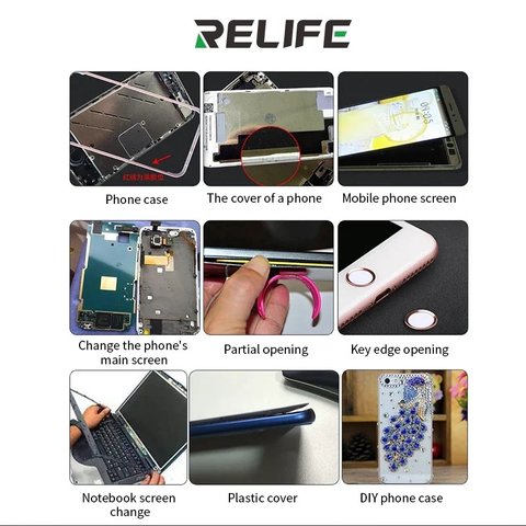 Adhesivos sellador RELIFE CP-0001, para pegar tapas traseras, para marcos de pantalla, 3 ml, transparente Vista previa  1
