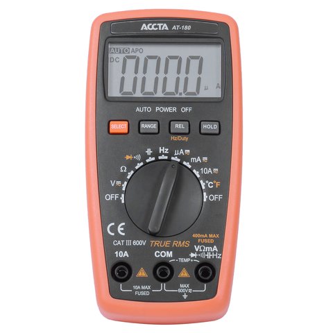 Карманный цифровой мультиметр Accta AT-180 Превью 4