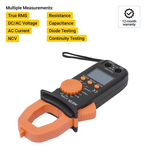 Токоизмерительные клещи Accta AT-600A Превью 1