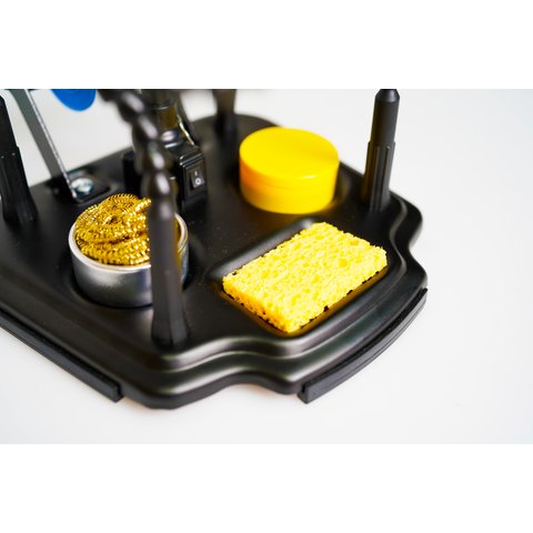 Тримач плат зі збільшувальною лінзою Pro'sKit SN-396 Прев'ю 2