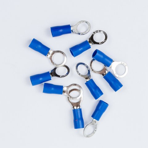 Наконечник RV 3,5-8, 8 мм, кільцевий, ізольований, синій, 10 шт., 2,5-4,0 мм² Прев'ю 1