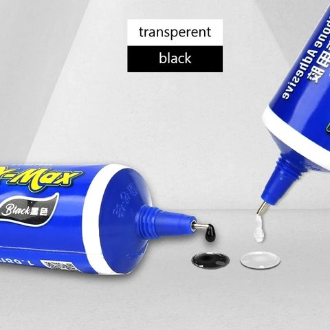 Клей-герметик Mechanic X-MAX, для приклеивания тачскрина, дисплея, 15 мл, черный Превью 1