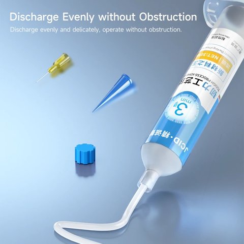 Клей JCID TP-010B, поліуретановий, чорний, швидковисихаючий, для приклеювання задніх кришок, для дисплейних рамок, 10 мл Прев'ю 10