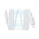 USB кабель Baseus PicoGo, 2xUSB тип-C, 100 см, 240 Вт, белый, силиконовый, магнитный, #P10376800211-00 Превью 2