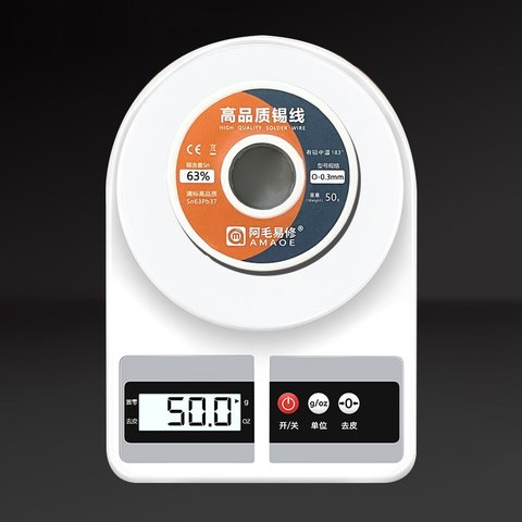 Припой Amaoe 6337-O, Sn 63% , Pb 37%, 0,8 мм, 50 г Превью 3
