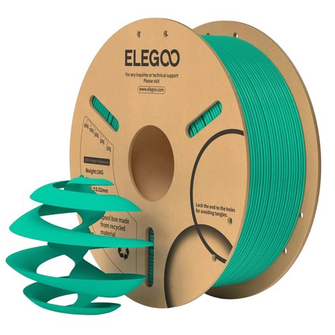 Филамент для 3D-принтера ELEGOO PLA Sea Green, 1 кг Превью 1