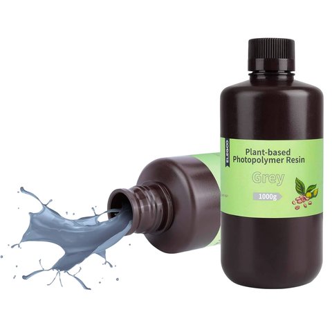 Фотополимерная смола для 3D-принтера ELEGOO на растительной основе, Grey, 1 кг Превью 2