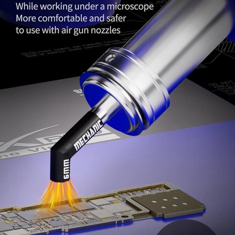 Насадка термофена Mechanic 861 Diagonal, вигнута, 9in1, 4mm/5mm/6mm/6.4mm/8mm/8.4mm/10mm/12mm/12.7mm Прев'ю 1