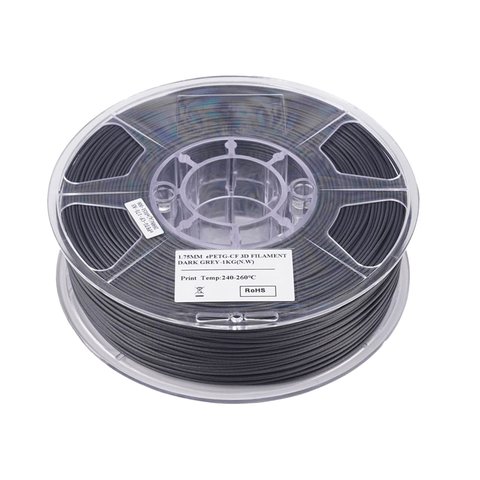 Філамент для 3D-принтера eSUN PETG-CF Dark Grey, 1 кг Прев'ю 1