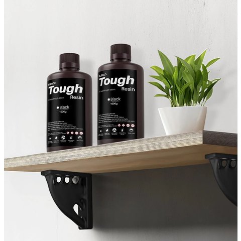 Фотополімерна смола підвищеної міцності для 3D-принтера ELEGOO Tough Resin Black, 1 кг Прев'ю 7